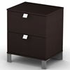 Cacao Modern 2-Drawer Nightstand - SS-3259060
