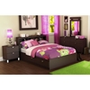 Cacao 4 Piece Full Bookcase Bedroom Set - SS-3259-4PC