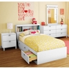 Sparkling Twin Size Mate's Bookcase Bed - SS-3260080-3260098