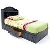 Summer Breeze Twin Mate's Storage Bed in Blueberry - SS-3294080-3294098