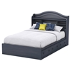 Summer Breeze Full Mates Bed - 3 Drawers, Blueberry - SS-3294211