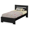 Flexible Twin Panel Bed in Black Oak - SS-3347189