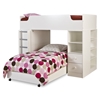Logik Twin Loft Bedroom Set in White - SS-3360A4