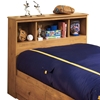 Little Treasures Country Pine Bookcase Headboard - SS-3432098