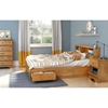 Little Treasures Full Bookcase Headboard - Country Pine - SS-3432093