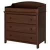 Cotton Candy Changing Table - 3 Drawers, Sumptuous Cherry - SS-3456330