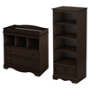 Savannah Changing Table and Shelving Unit - Espresso - SS-3519B2