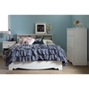 Crystal Full Mates Bed - 3 Drawers, Pure White - SS-3550211