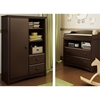 Angel Changing Table and Armoire - Espresso - SS-3559C2