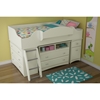 Imagine Twin Loft Bed with Storage and Chest - Pure White - SS-3560A3