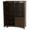 Beehive Armoire - 2 Drawers, Espresso - SS-3619038