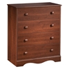 Heavenly 4-Drawer Chest in Royal Cherry - SS-3646034