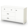 Tiara Modern Dresser in White - SS-3650028