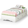 Tiara Twin Size Mate's Bed in White - SS-3650212