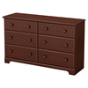 Summer Breeze Twin Mates Bedroom Set - 3 Drawers, Royal Cherry - SS-3746-BED-SET
