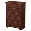 Summer Breeze 5 Drawers Chest - Royal Cherry - SS-3746035