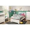 Reevo Twin Bedroom Set - Pure White - SS-3840-T