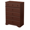 Little Treasures 5 Drawers Chest - Royal Cherry - SS-3846035