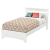Libra Twin Bed - Pure White - SS-3860189