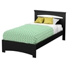 Libra Twin Bed - Pure Black - SS-3870189