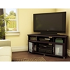 City Life Corner TV Stand in Chocolate Brown - SS-4219690
