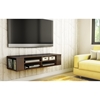 City Life Wall Mounted Media Console - Chocolate - SS-4419675