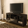Adrian TV Stand with 2 Glass Doors and 1 Drawer - SS-4909662
