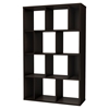 Reveal Shelving Unit - 12 Compartments, Chocolate - SS-5159730