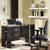 Element Chocolate Brown Desk with Metal Accents - SS-7219711