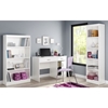 Axess Small Desk - 2 Drawers, 1 Door, Pure White - SS-7250070