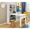 Annexe Work Table and Storage Unit Combo - Pure White - SS-7250798