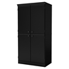 Morgan 4 Doors Storage Cabinet - Pure Black - SS-7270971