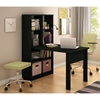 Annexe Craft Table and Storage Unit Combo - Pure Black - SS-7270C1