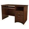 Gascony Cherry Computer Desk with 2 Drawers - SS-7356070