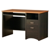 Gascony Two-Toned Computer Desk with 2 Drawers - SS-7378070