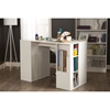Crea Counter Height Craft Table - Storage, Pure White - SS-7550729