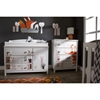 Cotton Candy Chest with Fox Decals - Pure White, 4 Drawers - SS-8050004K