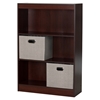 Axess Bookcase - 2 Storage Baskets, 3 Shelves, Royal Cherry - SS-8050150K