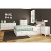 Karma Full Mates Bed - 4 Drawers, Pure White - SS-9002D1