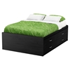 Lazer Full Captain Bed - 4 Drawers, Black Onyx - SS-9005209