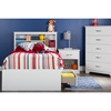 Fusion Twin Mates Bedroom Set - Pure White - SS-9007D1-BED-SET