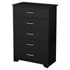 Fusion Chest - 5 Drawers, Pure Black - SS-9008035