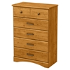 Cabana Chest - 5 Drawers, Country Pine - SS-9009035