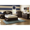 Morning Dew Full Mates Bedroom Set - 3 Drawers, Chocolate - SS-9016-F