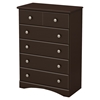 Morning Dew Twin Mates Bedroom Set - 3 Drawers, Chocolate - SS-9016-T