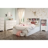 Callesto Twin Mates Bed - 3 Drawers, Pure White - SS-9018A1