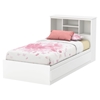 Callesto Twin Mates Bed - 3 Drawers, Pure White - SS-9018A1