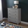 Cotton Candy Chest - 4 Drawers, Soft Gray - SS-9020034
