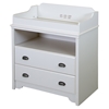 Fundy Tide Changing Table and 4 Drawers Chest - Pure White - SS-9023A2
