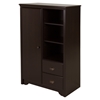 Fundy Tide Armoire - 2 Drawers, Espresso - SS-9024038